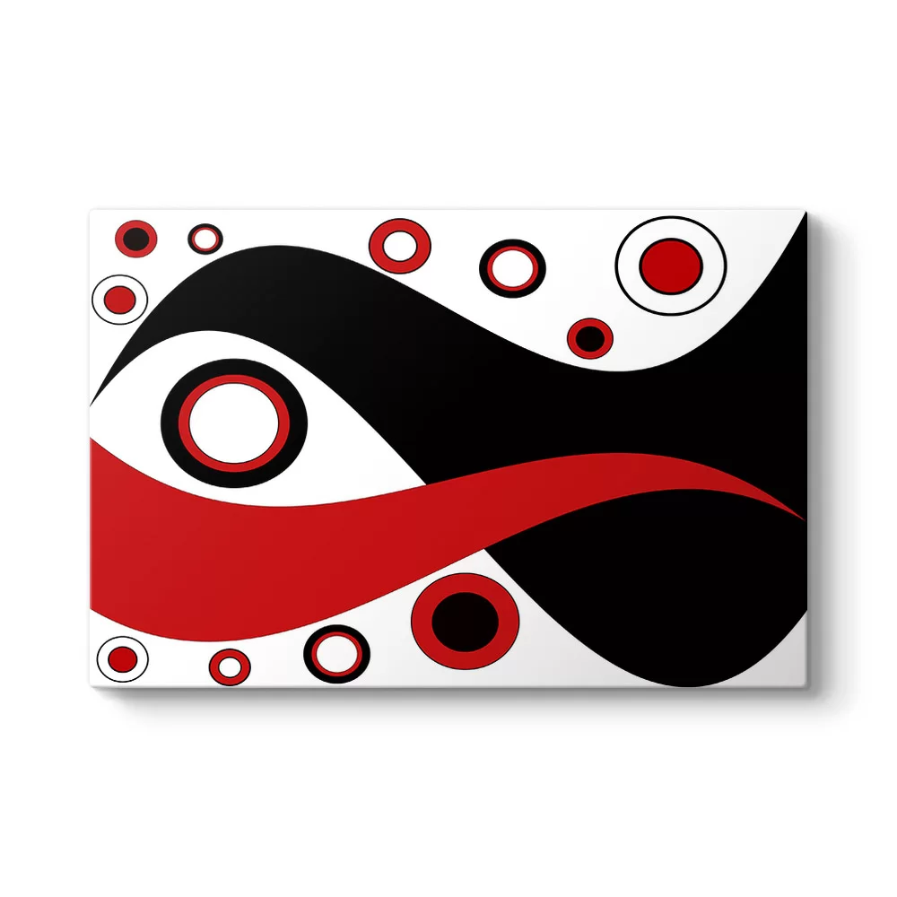 Red Retro Tablosu - Model 1